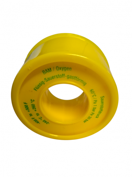 PTFE‑Gewindedichtband OXYGEN 0,10 mm x 19,05 mm x 12 m